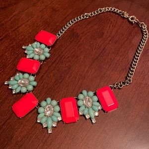 J.Crew Floral Statement Necklace